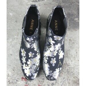 Anne Klein Gorgia Chelsea boots booties, 2.5 inch block heels, size 8M